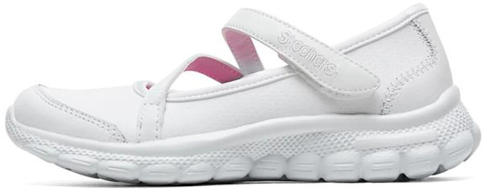 (Preschool) Skechers Mary Jane 'White Casual' 82278L-WHT Buy (Preschool) Skechers Mary Jane 'White Casual' 82278L-WHT