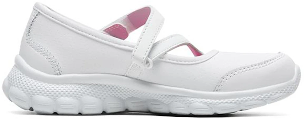 (Preschool) Skechers Mary Jane 'White Casual' 82278L-WHT Order (Preschool) Skechers Mary Jane 'White Casual' 82278L-WHT