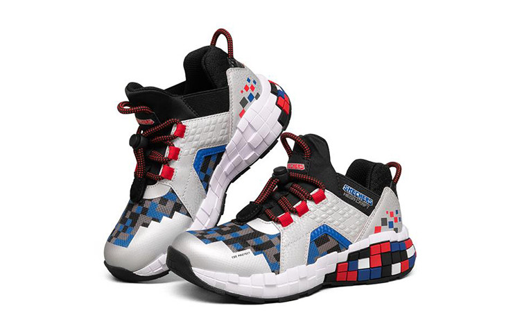 Lookbook (PS) Skechers 超级工匠跑鞋 黑银红 多色款 402197L-BKSR