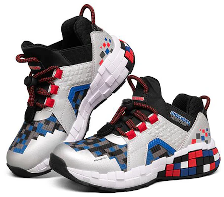 (PS) Skechers 超级工匠跑鞋 黑银红 多色款 402197L-BKSR Lookbook (PS) Skechers 超级工匠跑鞋 黑银红 多色款 402197L-BKSR