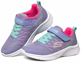 Lookbook 大童 Skechers Microspec 舒適透氣運動跑步鞋 薰衣草色