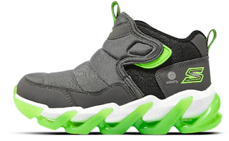 (Preschool) Skechers Mid-Top Boot 'Charcoal Gray' 400129L-CCLM (Preschool) Skechers Mid-Top Boot 'Charcoal Gray' 400129L-CCLM