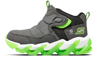 (Preschool) Skechers Mid-Top Boot 'Charcoal Gray' 400129L-CCLM (Preschool) Skechers Mid-Top Boot 'Charcoal Gray' 400129L-CCLM