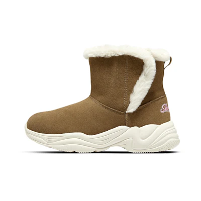 (PS) Skechers Mid-Top Boot 'Warm Fleece CMFT Brown'
