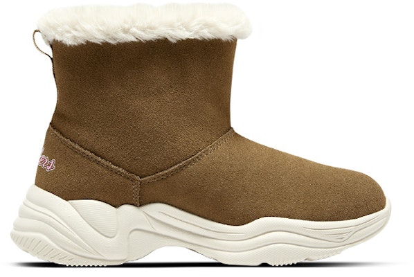 大童 Skechers 保暖加絨舒適雪 防滑耐磨 中筒 兒童靴子 栗色 Lookbook 大童 Skechers 保暖加絨舒適雪 防滑耐磨 中筒 兒童靴子 栗色