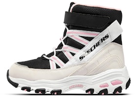(Preschool) Skechers Mid-Top Boots 'White Black Pink' 664200L-WBPK (Preschool) Skechers Mid-Top Boots 'White Black Pink' 664200L-WBPK
