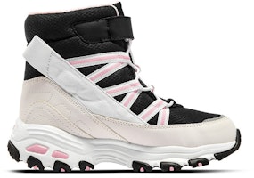 大童 Skechers 保暖舒適加絨 中筒 童鞋 白黑粉 Order 大童 Skechers 保暖舒適加絨 中筒 童鞋 白黑粉