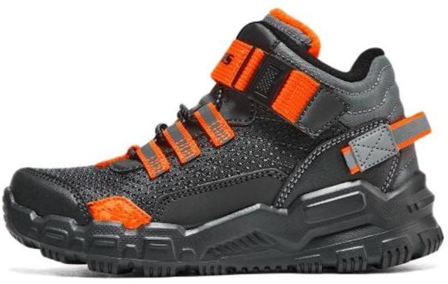 (Preschool) Skechers Mid-Top Sneaker 'Black Orange' 405230L-CCOR Buy (Preschool) Skechers Mid-Top Sneaker 'Black Orange' 405230L-CCOR