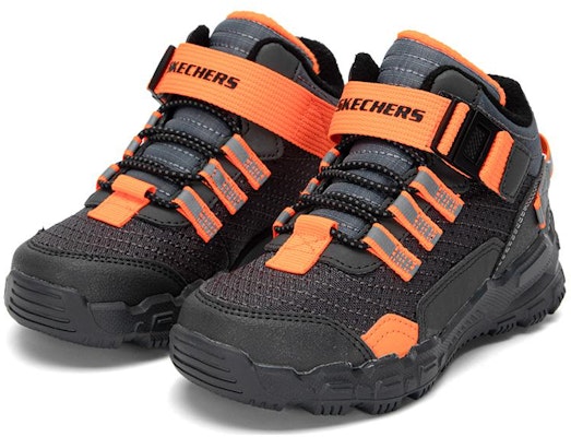 (Preschool) Skechers Mid-Top Sneaker 'Black Orange' 405230L-CCOR Lookbook (Preschool) Skechers Mid-Top Sneaker 'Black Orange' 405230L-CCOR
