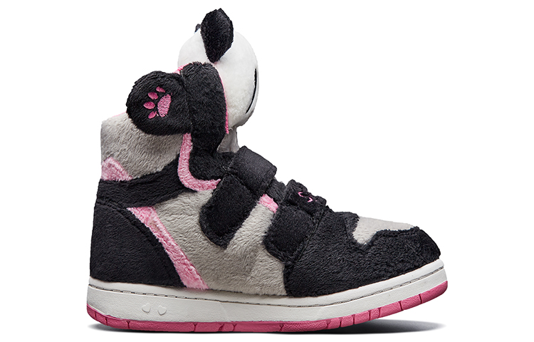 (Youth) Skechers Sugarcanes Panda Shoes 'Black Grey Pink' 圖 2