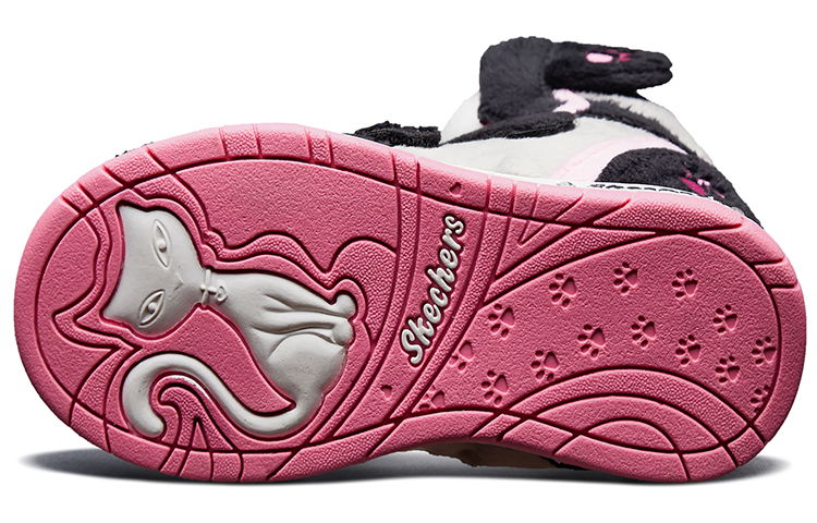 (Youth) Skechers Sugarcanes Panda Shoes 'Black Grey Pink' 圖 6