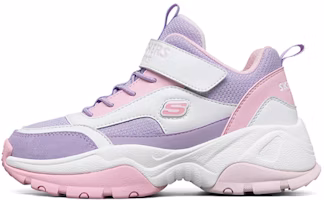 (Youth) Skechers Kozmiks 'White Purple Pink' 664191L-WLVP (Youth) Skechers Kozmiks 'White Purple Pink' 664191L-WLVP