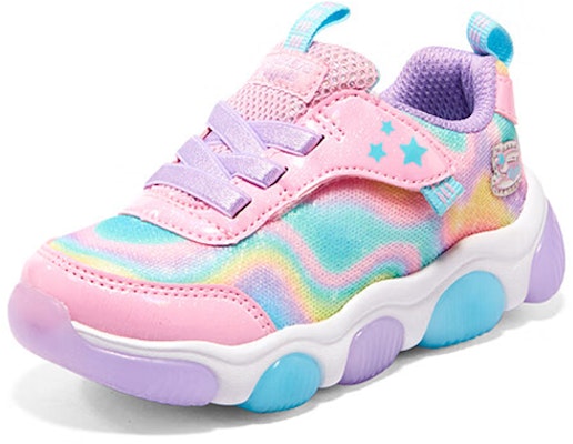 (Preschool) Skechers Mighty Glow 'Multicolor' 303160N-PKMT Order (Preschool) Skechers Mighty Glow 'Multicolor' 303160N-PKMT