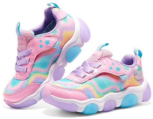 (Preschool) Skechers Mighty Glow 'Multicolor' 303160N-PKMT Lookbook (Preschool) Skechers Mighty Glow 'Multicolor' 303160N-PKMT