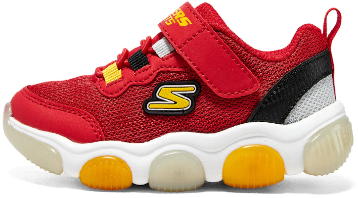 (PS) Skechers Mighty Glow ''Rouge Jaune Noir'' 402040N-RDBK Buy (PS) Skechers Mighty Glow ''Rouge Jaune Noir'' 402040N-RDBK