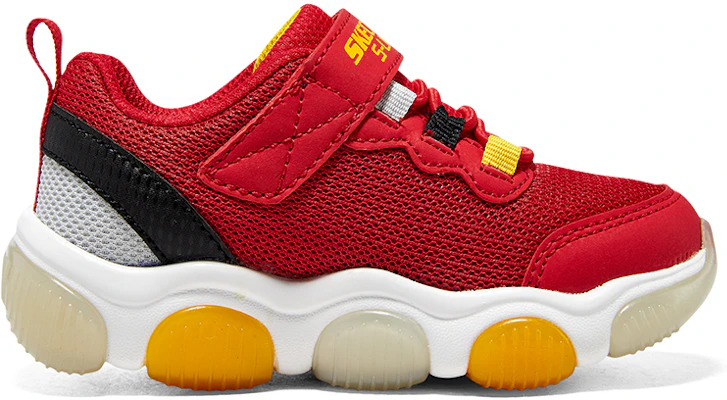 (PS) Skechers Mighty Glow ''Rouge Jaune Noir'' 402040N-RDBK Order (PS) Skechers Mighty Glow ''Rouge Jaune Noir'' 402040N-RDBK