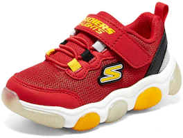 Lookbook 中童 Skechers 舒適氣質百搭 防滑減震耐磨 兒童休閒鞋 紅色
