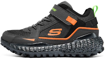 (Youth) Skechers Monster 'Grey Black Orange' 405213L-CCBK (Youth) Skechers Monster 'Grey Black Orange' 405213L-CCBK