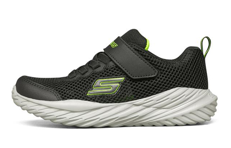 (Preschool) Skechers Nitro Sprint 'Black Green' 403752L-BLK