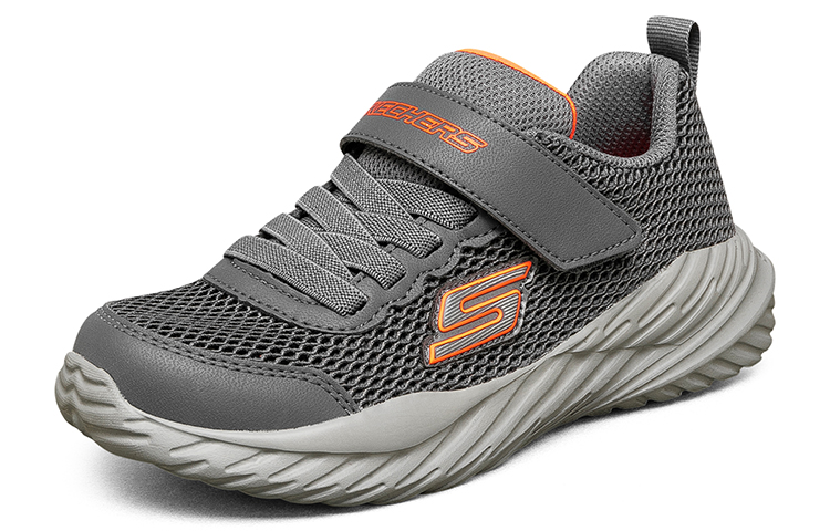 (Youth) Skechers Nitro Sprint 'Grey Orange' 圖 3