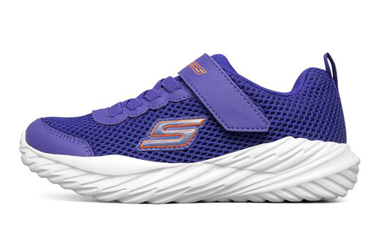(Preschool) Skechers Nitro Sprint 'Purple Magic Strap' 400083L-BLOR