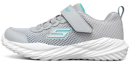 (Preschool) Skechers Nitro Sprint Sports Shoes K White/Grey 403752L-GRY (Preschool) Skechers Nitro Sprint Sports Shoes K White/Grey 403752L-GRY