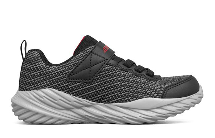Order (PS) Skechers Nitro Sprint Freizeitschuhe - Grau Schwarz Rot Sneaker 400083L-BGRD