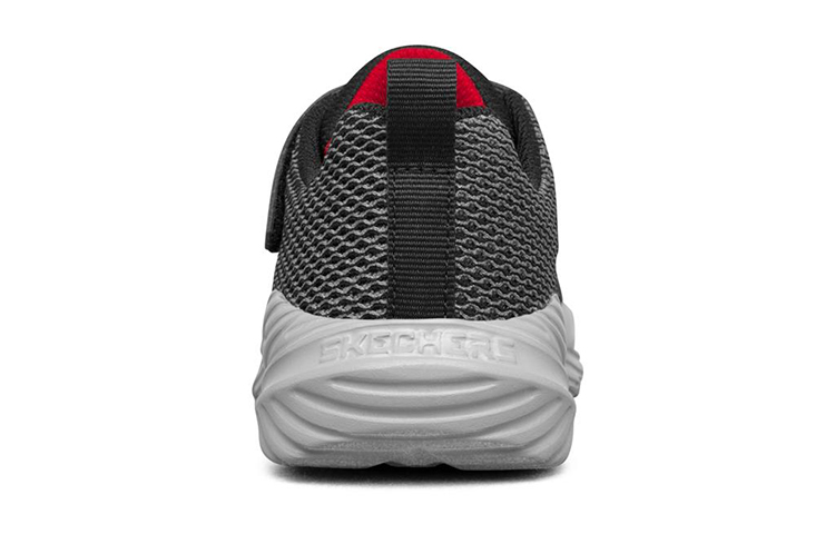 Shop (PS) Skechers Nitro Sprint Freizeitschuhe - Grau Schwarz Rot Sneaker 400083L-BGRD
