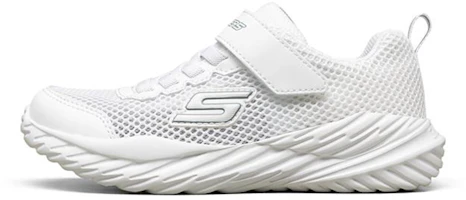 (Preschool) Skechers Nitro Sprint Sneakers K White 403752L-WHT (Preschool) Skechers Nitro Sprint Sneakers K White 403752L-WHT