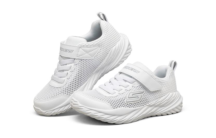 Lookbook (PS) Baskets Skechers Nitro Sprint K Blanc 403752L-WHT