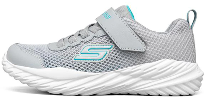 (PS) Chaussures de Sport Skechers Nitro Sprint K Blanc/Gris 403752L-GRY Buy (PS) Chaussures de Sport Skechers Nitro Sprint K Blanc/Gris 403752L-GRY