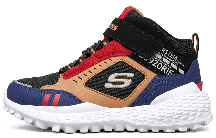 (Youth) Skechers Los Angeles Sport Shoes 'Tan Black Blue'