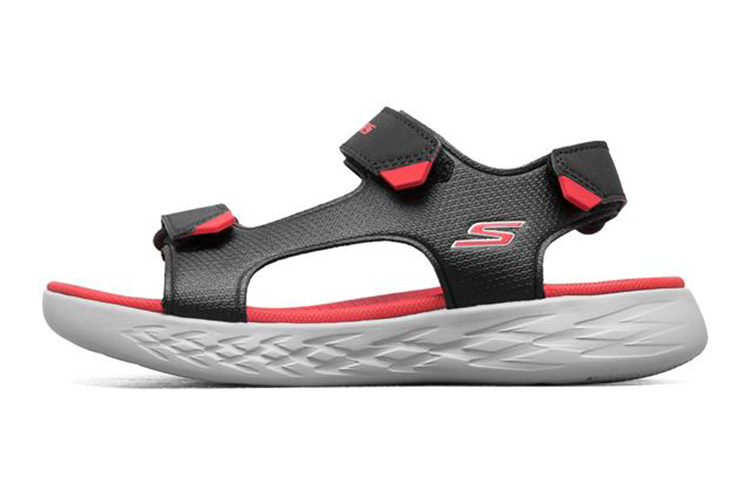 (Preschool) Skechers On-The-Go 600K 'Black Red' 400054L-BKRD