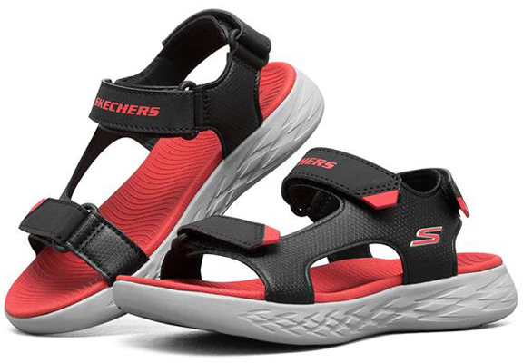 (Preschool) Skechers On-The-Go 600K 'Black Red' 400054L-BKRD Lookbook (Preschool) Skechers On-The-Go 600K 'Black Red' 400054L-BKRD