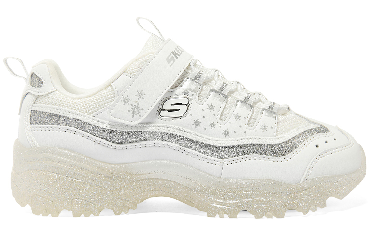 (Youth) Skechers D'lites Electric Coloring 'White Silver' 圖 2