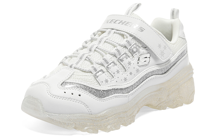 (Youth) Skechers D'lites Electric Coloring 'White Silver' 圖 3