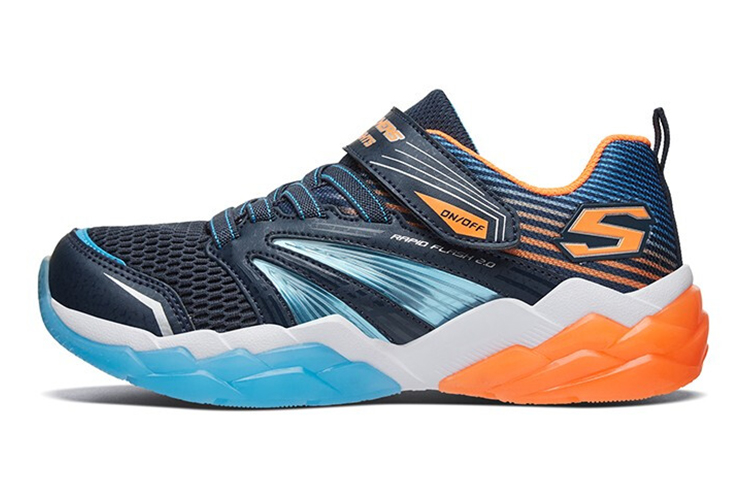 (PS) Skechers Rapid Flash 2.0 Running Shoes K Blue