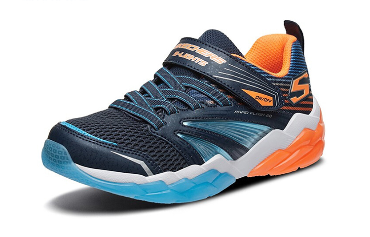 (PS) Skechers Rapid Flash 2.0 Running Shoes K Blue 圖 2