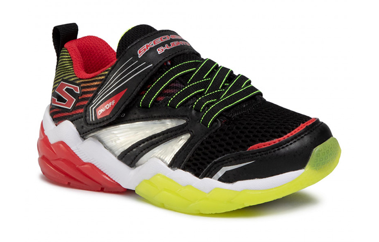 Order (PS) Skechers Rapid Flash 2.0 Scarpe da Corsa Bambino Nero/Rosso 90725L-BKRD