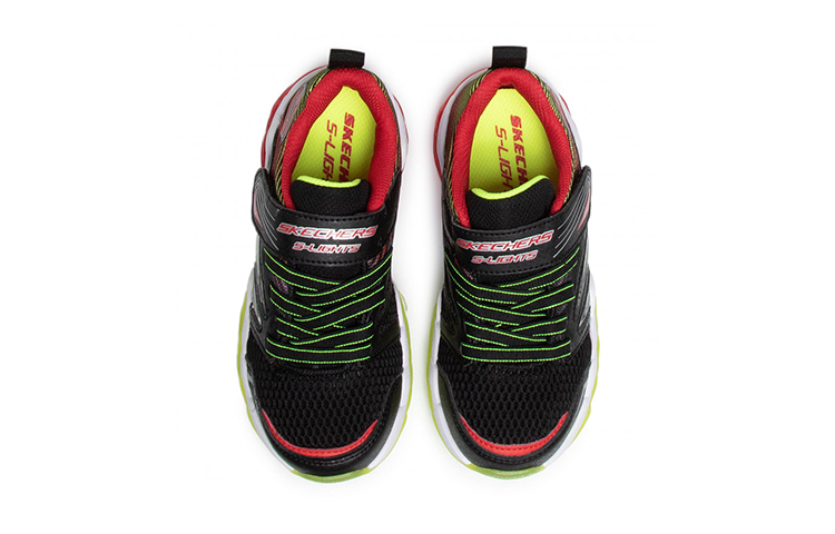 Lookbook (PS) Skechers Rapid Flash 2.0 Scarpe da Corsa Bambino Nero/Rosso 90725L-BKRD