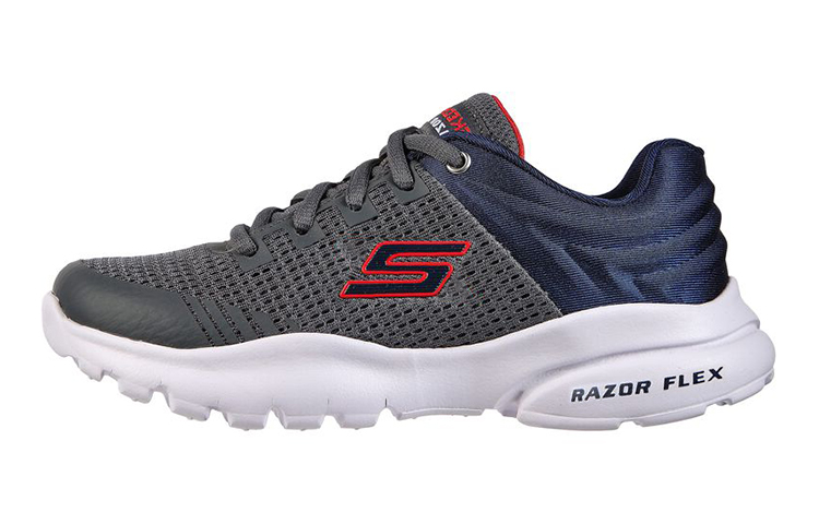 (Preschool) Skechers Razor Flex-Skorvo 'Grey' 403780L-CCNV