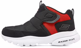 (Preschool) Skechers Razor Flex 'Black Red Fleece' 403784L-BKRD (Preschool) Skechers Razor Flex 'Black Red Fleece' 403784L-BKRD