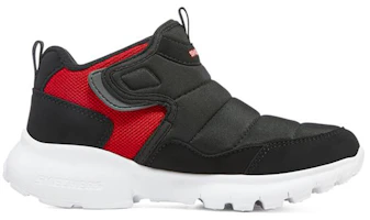 Order 大童 Skechers Razor Flex 休閒運動鞋 黑紅 加絨