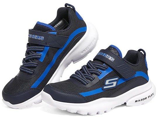 (JR) Skechers Razor Flex 'Negro Azul' 403778L-NVBL Lookbook (JR) Skechers Razor Flex 'Negro Azul' 403778L-NVBL