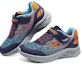 Lookbook (JR) Skechers Microspec 2.0 Kasut Latihan 'Biru Tua Jingga' 403920L-NVBL