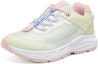 Lookbook (JR) Kasut Larian Santai Skechers 'Kuning Putih Merah Jambu' 303415L-OFPK