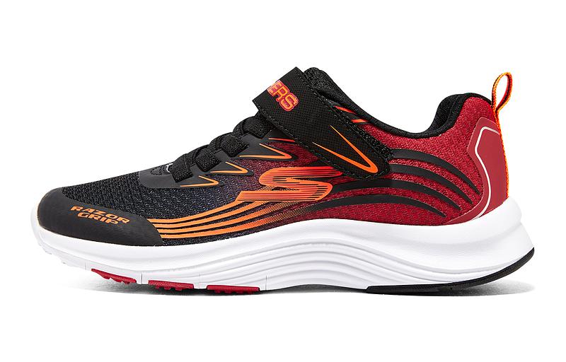 (PS) Skechers Running Shoe Low 'Black Red'