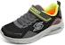 (JR) Skechers Microspec Max - Kasut Ravork 'Hitam Kelabu Putih' 403820L-CCBK