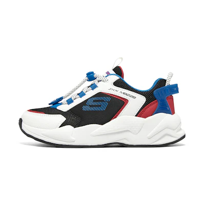 (PS) Skechers Running Shoe Low 'White Black Blue'