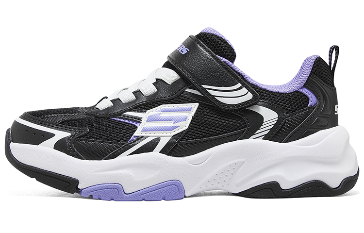 (Youth) Skechers Casual Sport Shoes 'Black Purple'